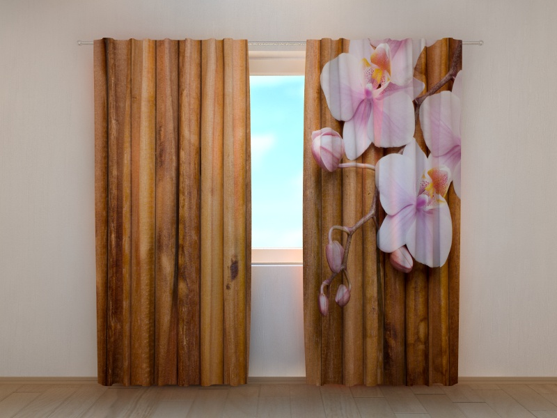 Photo curtains  Dry Bamboo