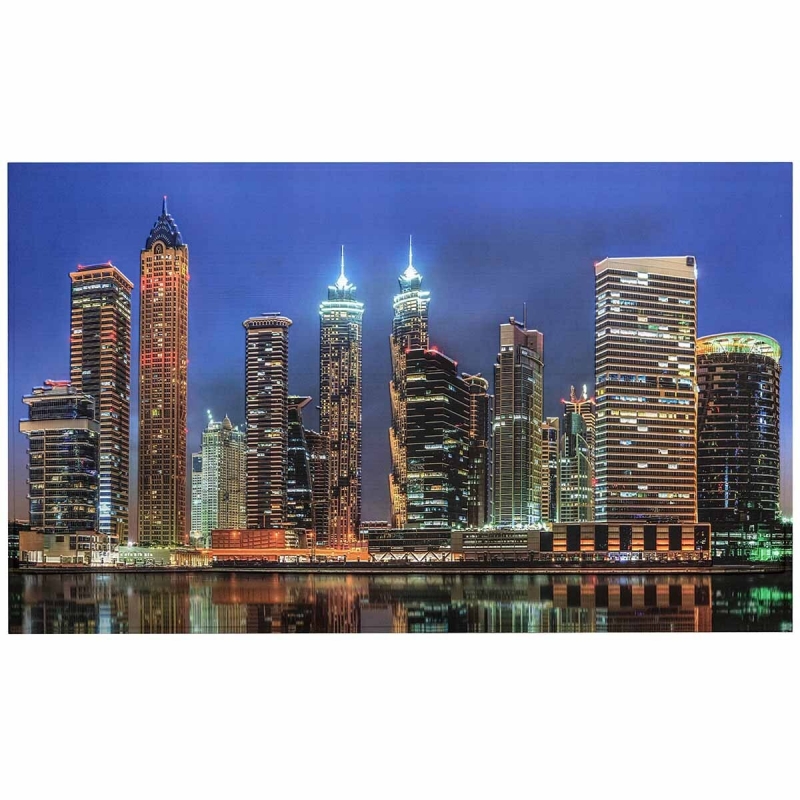 PVC prijuostės plokštė TP10019555 Vakaras Dubajus